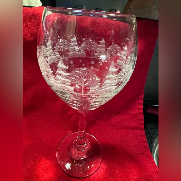 Vintage Libbey Arby’s etched Winter wonderland glasses-set of 5 - Picture 8 of 8